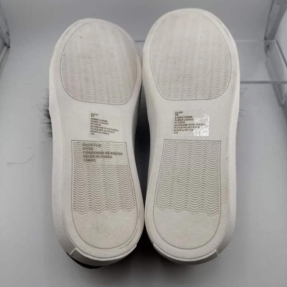 Betsey Johnson Womens Zappp Slip On Velvet Black Casual Comfort Low Size 8 B NWB - Picture 7 of 10